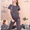 Brown Nightwear Beauty night suit